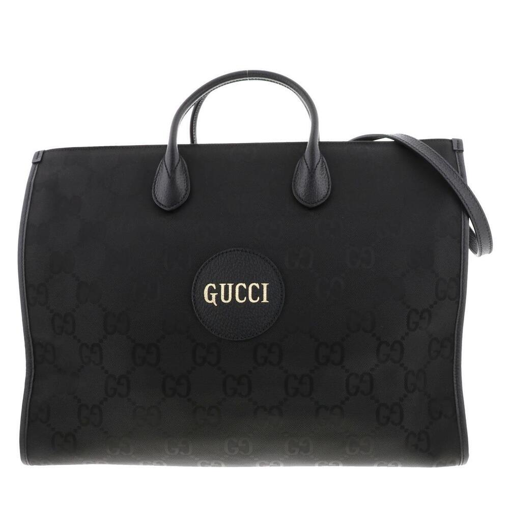GUCCI OFF THE GRID Tote Bag GG Leather Black A